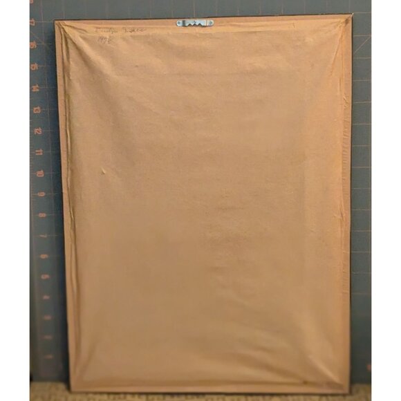 Vintage Framed Needlepoint Cross Stitch Winter Scene With Horse & Cottage - Picture 12 of 14